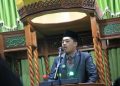 Raihan Qowima saat tampil di cabang Qotbah Jumat