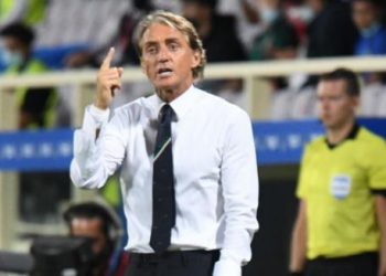 Pelatih Italia Roberto Mancini