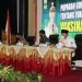 Evaluasi pelaksanaan vaksinasi pada Rapat Forkopimda Provinsi Sumbar Bersama Panglima TNI dan Kapolri di Auditorium Gubernuran, Rabu (3/11/2021)