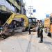 Terus Bersolek, Jalan A Yani Di Pasar Payakumbuh Dipercantik Dengan Drainase an Pedestrian Area