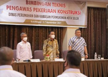 Bimtek pengawasan pekerjaan konstruksi Perkim Kota Solok di Bukittinggi