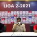 Press conference via Zoom usai laga Semen Padang FC kontra Sriwijaya FC