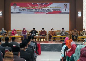 Suasana pelantikan