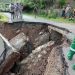 Jalan terban di Jalan lintas nasional Pessel-Kerinci