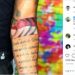 Jaimerson Xavier buat tato baru bergambar bendera Indonesia.