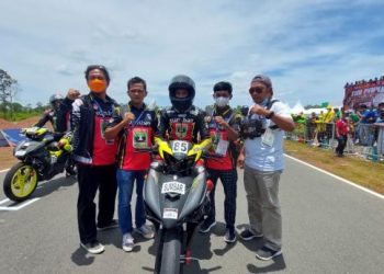 Pebalap motor asal Sumbar, Renggi Lukmana.