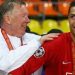 Mantan pelatih Manchester United Sir Alex Ferguson dan CR7