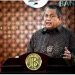 Gubernur Bank Indonesia Perry Warjiyo saat konferensi pers melalui streaming di Jakarta, Selasa (31/3 - 3030).