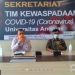 Video conference Wakil Gubernur Nasrul Abit dan Satgas COVID 19 Sumbar, Minggu, 5 April 2020