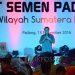 Dirut PT Semen Padang, Benny Wendry saat acara Temu Pelanggan PT Semen Padang Wilayah Sumatera Barat