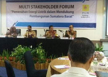 Acara Multi Stakeholder Forum yang digelar di Hotel Grand Inna Muara Padang, 18 Mei 2017.
