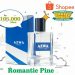 Romantic Pine tersedia di AZWA Perfume dengan boto ukuran 30ml 105.000, 50ml 175.000 dan 100ml 350.000