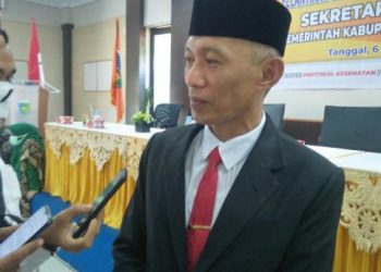 Sekda Pessel, Mawardi Roska usai dilantik Bupati Pessel, Rusma Yul Anwar, Rabu 6 Oktober 2021