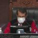 Hakim Ketua yang juga Ketua Mahkamah Konstitusi, Anwar Usman