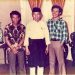 Syahdanur muda (kiri) usai mewawancarai mantan Wapres Adam Malik 1984 bersama tim Harian Mardeka M Darlis (almarhum)