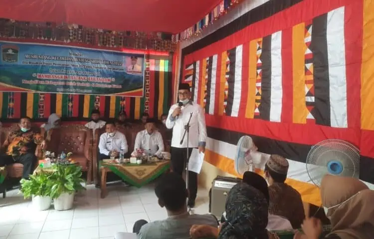 Bupati Solok, Epyardi Asda membuka Musrenbang Kecamatan Junjung Sirih.(Ist)