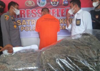 Polres Pariaman Bekuk Bandar Narkoba Lintas Provinsi