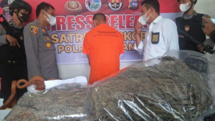 Polres Pariaman Bekuk Bandar Narkoba Lintas Provinsi