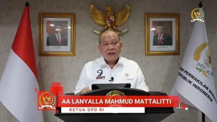 Ketua DPD RI La Nyalla Mattaliti/Humas DPD RI