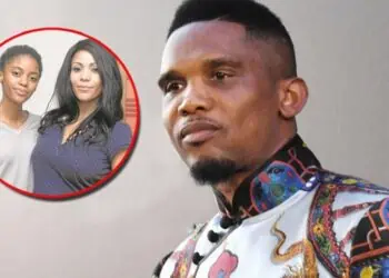 Samuel Eto'o dan Erika Do Rosario Nieves