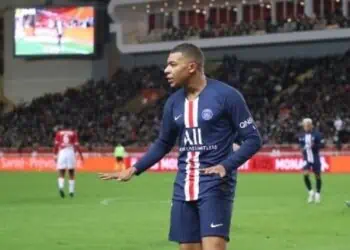 Pemain PSG Mbappe