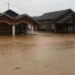 Banjir yang merendam rumah warga di Desa Batilai, Kecamatan Takisung, Kabupaten Tanah Laut, Provinsi Kalimantan Selatan, Selasa (8/3). (BNPB Kabupaten Tanah Laut)