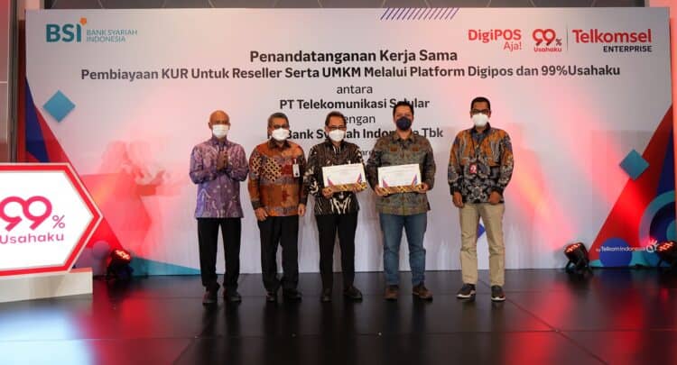 Kerja Sama Telkomsel dan Bank Syariah Indonesia Hadirkan KUR Syariah