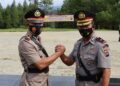 Salam komando, pergantian jabatan Kasat Interl Polres Solok dari Kompol Tarmizi kepada AKP Firdaus.(Ist)