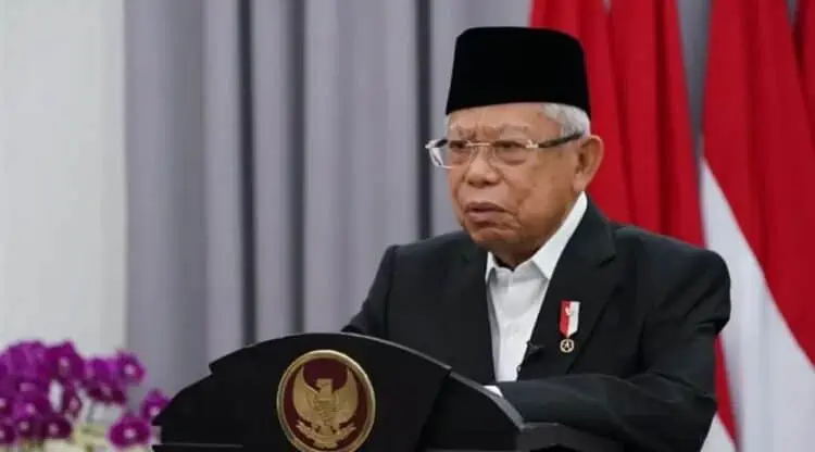 Wakil Presiden (Wapres) K. H. Ma’ruf Amin pada kegiatan Dialog Nasional Manajemen Talenta Indonesia Emas 2045