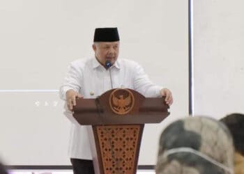 Wali Kota Solok, H. Zul Elfian Umar tekankan pentingnya kearsipan dalam penyelenggaraan pemerintahan.(Prokomp)