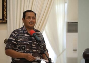 Komandan Pangkalan Utama TNI AL (Danlantamal) II Padang, Laksamana Pratama TNI Endra Sulistiyono, SE., MM,