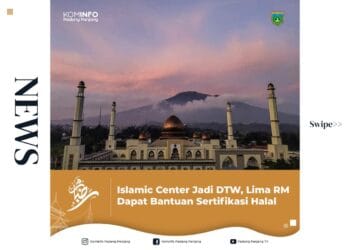 Islamic Center Padang Panjang Jadi DTW, Lima RM Dapat Bantuan Sertifikasi Halal