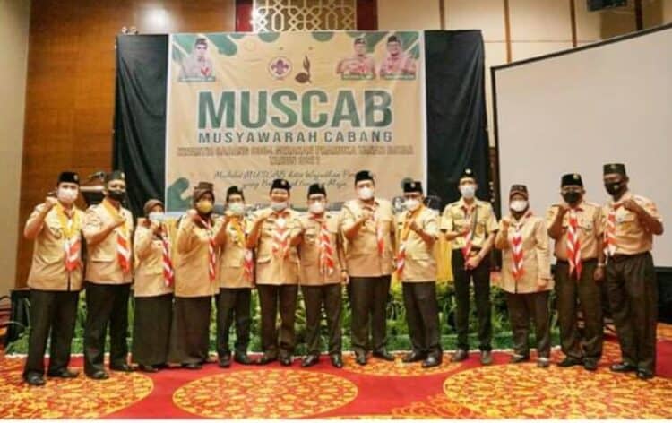 Kegiatan Muscab Kwarcab Pramuka Tanah Datar pada akhir Desember 2021