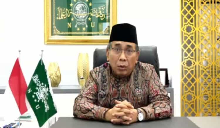 Ketua Umum PBNU, KH Yahya Cholil Staquf,