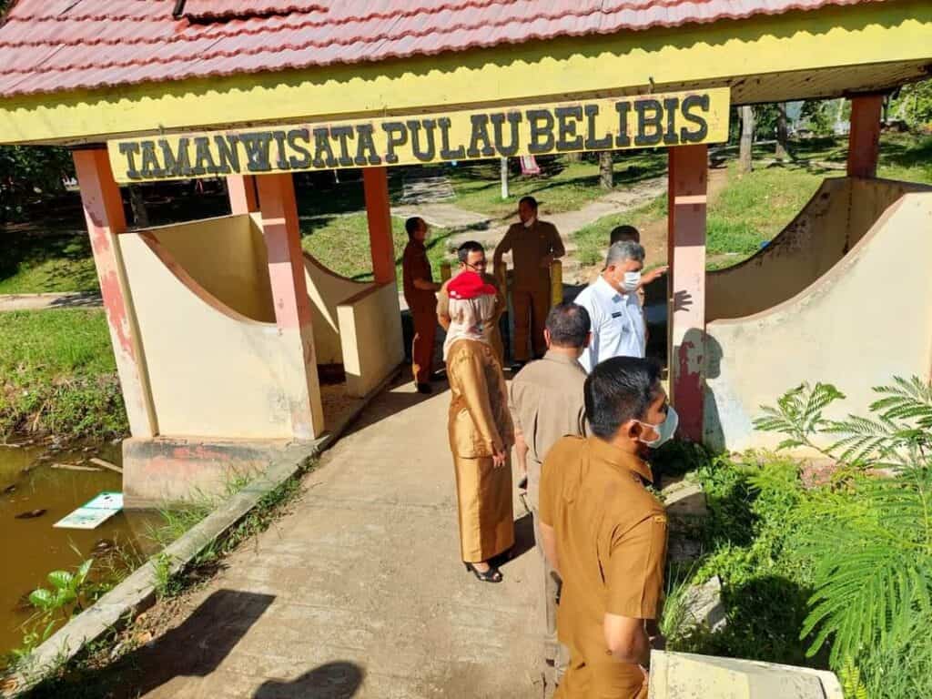 Wali Kota Solok, H. Zul Elfian Umar saat meninjau lokasi yang akan dijadikan sebagai kawasan penangkaran Burung Belibis.(Prokomp)