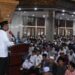 Dirut PT Semen Padang Asri Mukhtar memberi sambutan jelang Salat Idul Fitri di Masjid Jabal Rahmah, Senin,(2/5/2022)