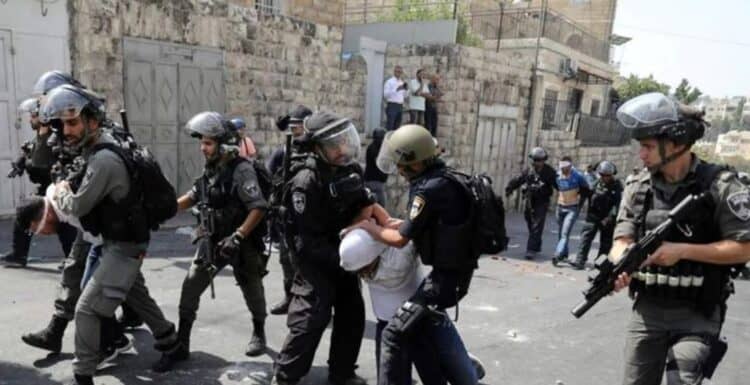 penangkapan warga palestina (Reuters)