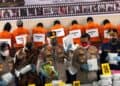 Kapolda Sumbar Irjen Pol Teddy Minahasa Putra saat press release pengungkapan peredaran sabu seberat 41,4 kilogram