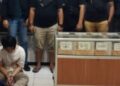 Diduga pelaku pencuri kotak amal