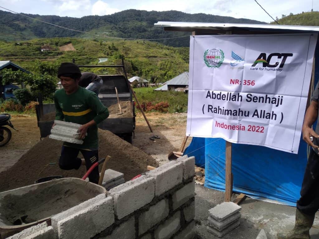 Pembangunan sumur wakaf di Kabupaten Solok, Sumatra Barat oleh ACT Solok.(Ist)