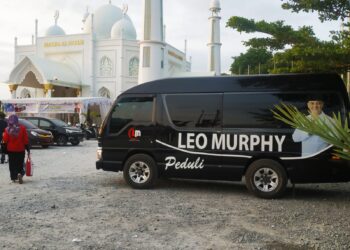 Bus Leo Murphy Peduli memberikan layanan gratis bagi masyarakat dalam daerah Kota Solok.(Ist)