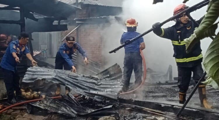 Kebakaran rumah di Payakumbuh, Rabu (8/6) (Damkar Payakumbuh)