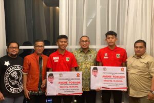 Bintang Timnas U-16 dapat bonus dari Andre Rosiade