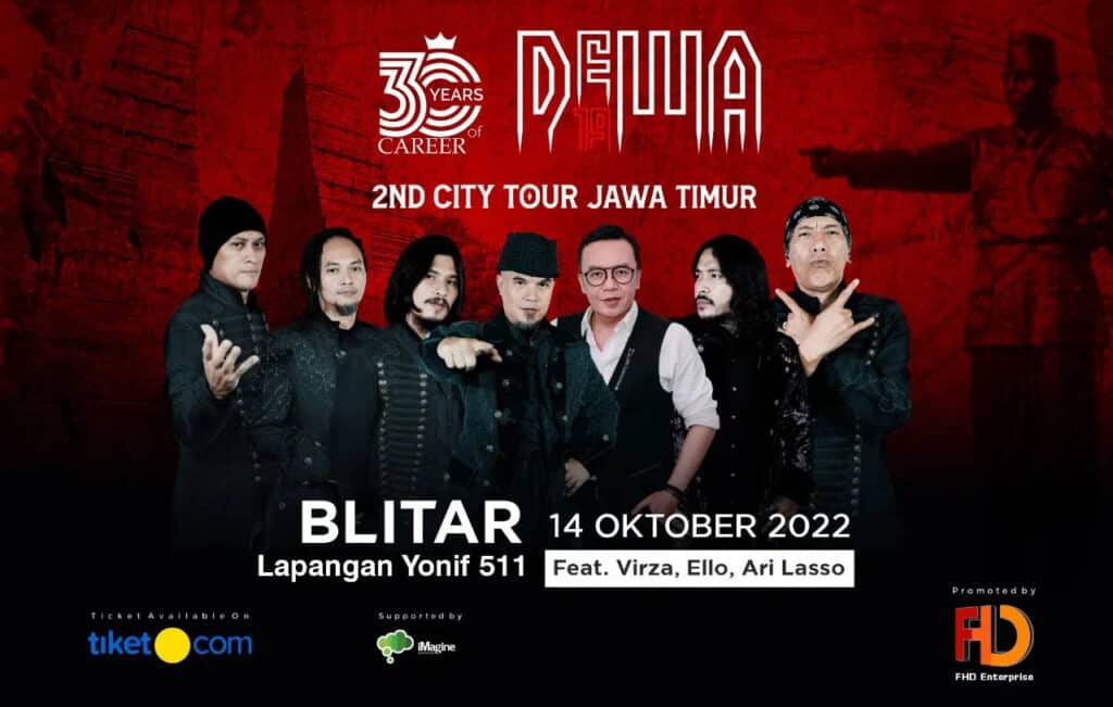 konser dewa 19 di blitar