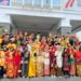 Sekda Kabupaten Solok, Medison bersama pemuda dan pemudi usai pelaksanaan upacara peringatan hari Sumpah Pemuda di Kantor Bupati Solok.(Ist)