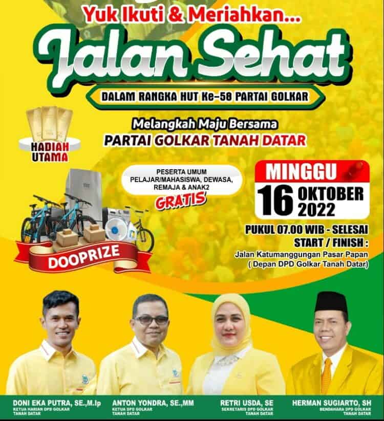 golkar tanah datar