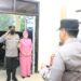 Kapolda Sumbar, Irjen Pol SUharyono dan rombongan saat disambut Kapolres Solok, AKBP Apri Wibowo dan jajaran.(Ist)