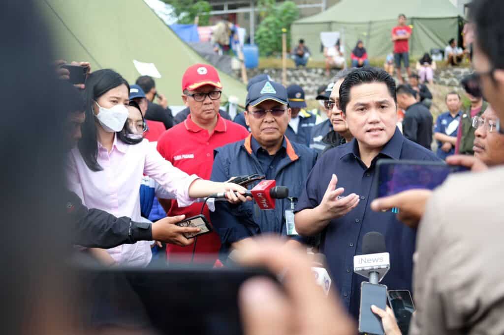 Erick Thohir Apresiasi Satgas BUMN Peduli