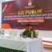 Pelaksanaan uji publik terhadap usulan penataan daerah pemilihan legislatif untuk Kabupaten Solok pada pemilu legislatif 2024 mendatang.(Klikpositif)