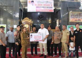 Andre Rosiade Bantu Pembangunan Masjid Raya Kuranji, Padang